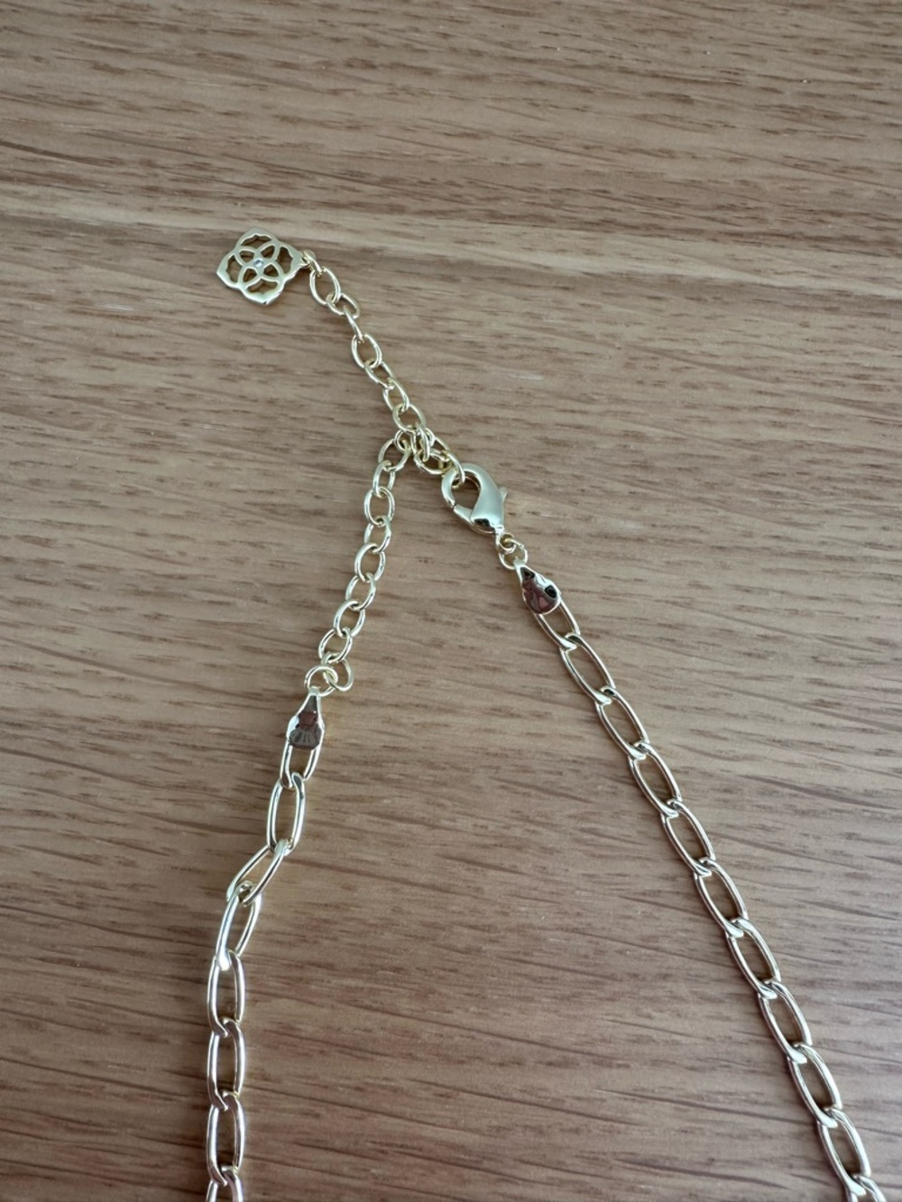 Kendra Scott Gold Paperclip Chain Necklace - Picture 4 of 4